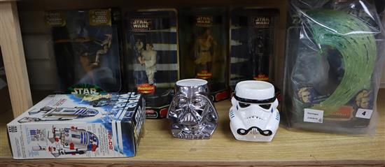 Star Wars - five Hasbro action figures, Packaged (8)